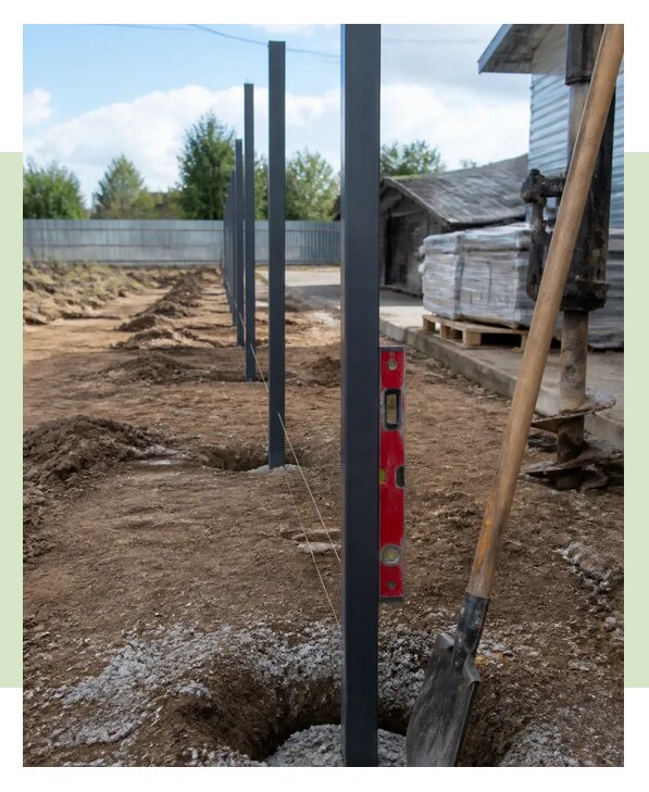 Профессиональная установка столбов для забора в Норильске